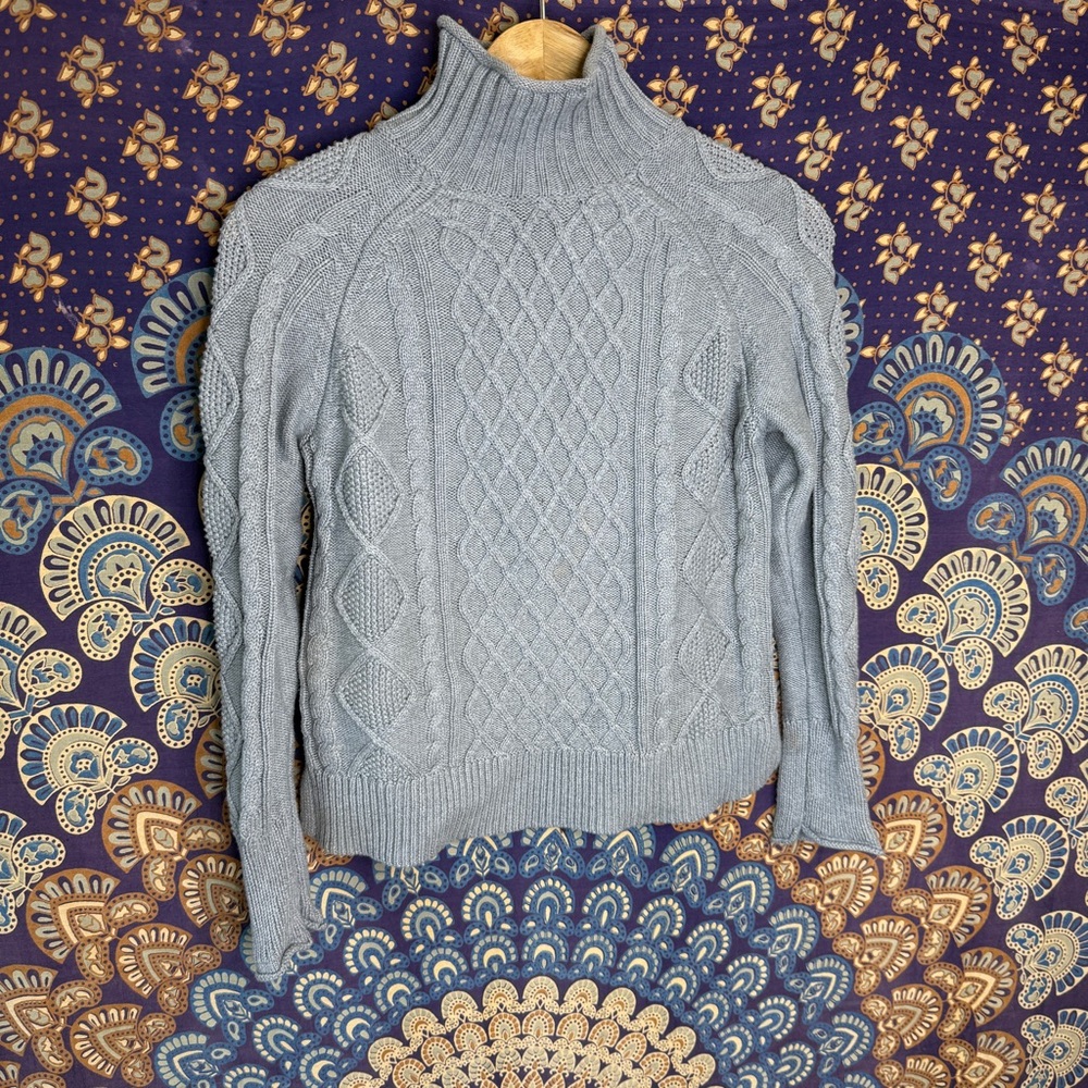 🦋5/20$🦋 Style & Co Gray Cable Knit Sweater
